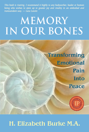  Elizabeth Burke M.A. book, Memory in Our Bones cover,