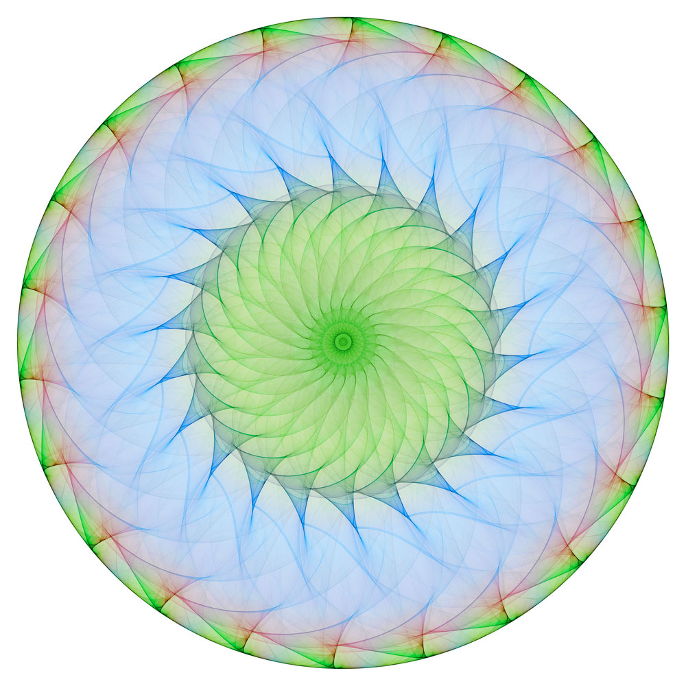  blue and green mandala, chakra analysis and core healing
